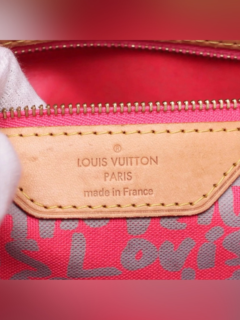 Louis Vuitton Stephen Sprouse Neverfull GM Graffiti Fuchsia Pink Limited Edition - Picture 11 of 13